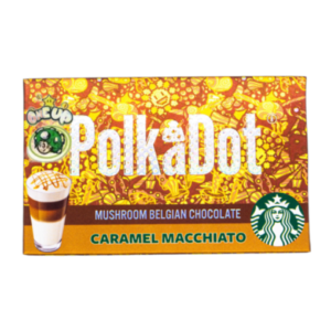 One Up PolkaDot Caramel Macchiato bar with psilocybin mushrooms