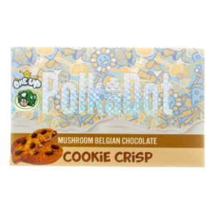 One Up PolkaDot Cookie Crisp psilocybin chocolate bar with cookie flavor