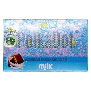 One Up Polkadot Milk Chocolate psilocybin-infused chocolate bar offering a smooth and indulgent treat with mind-expanding effects