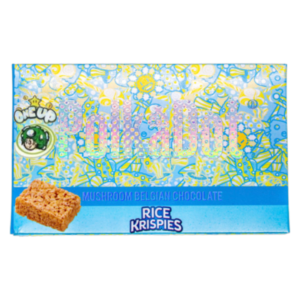 One Up Polkadot Rice Krispies with psilocybin, a delicious and crispy treat that provides a transformative psychedelic experience